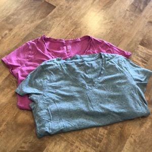 Two maternity T-shirts